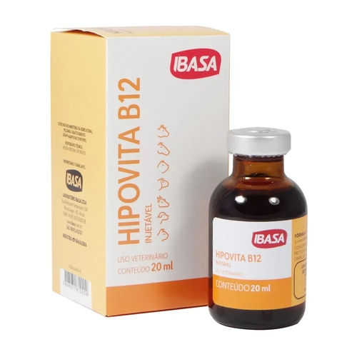 Vitamina para Animais Hipovita B12 20ml - Ibasa