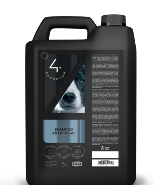 Shampoo Antipulgas Cães Linha 4Groomer 5L - Ibasa