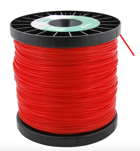 Fio de Nylon Quadrado para Roçadeira 3mm cor Vermelho 1kg - Ekilon