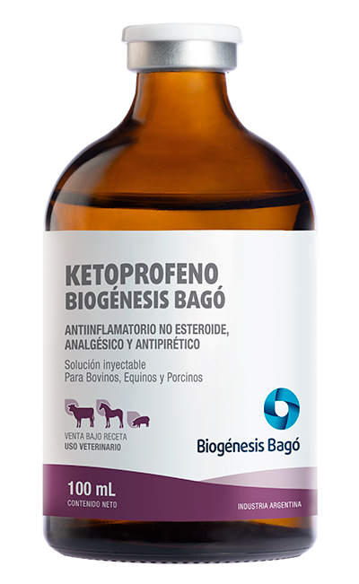 Anti-inflamatório Bovinos, Equinos e Suínos Ketoprofeno 50ml - Biogenesis Bagó