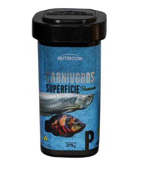 Alimento Peixes Carnívoros Superfície tam. P Pote 70gr - Nutricon