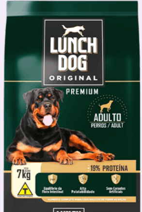 Ração Premium para Cães Adultos Linha Original 15kg - Lunch Dog