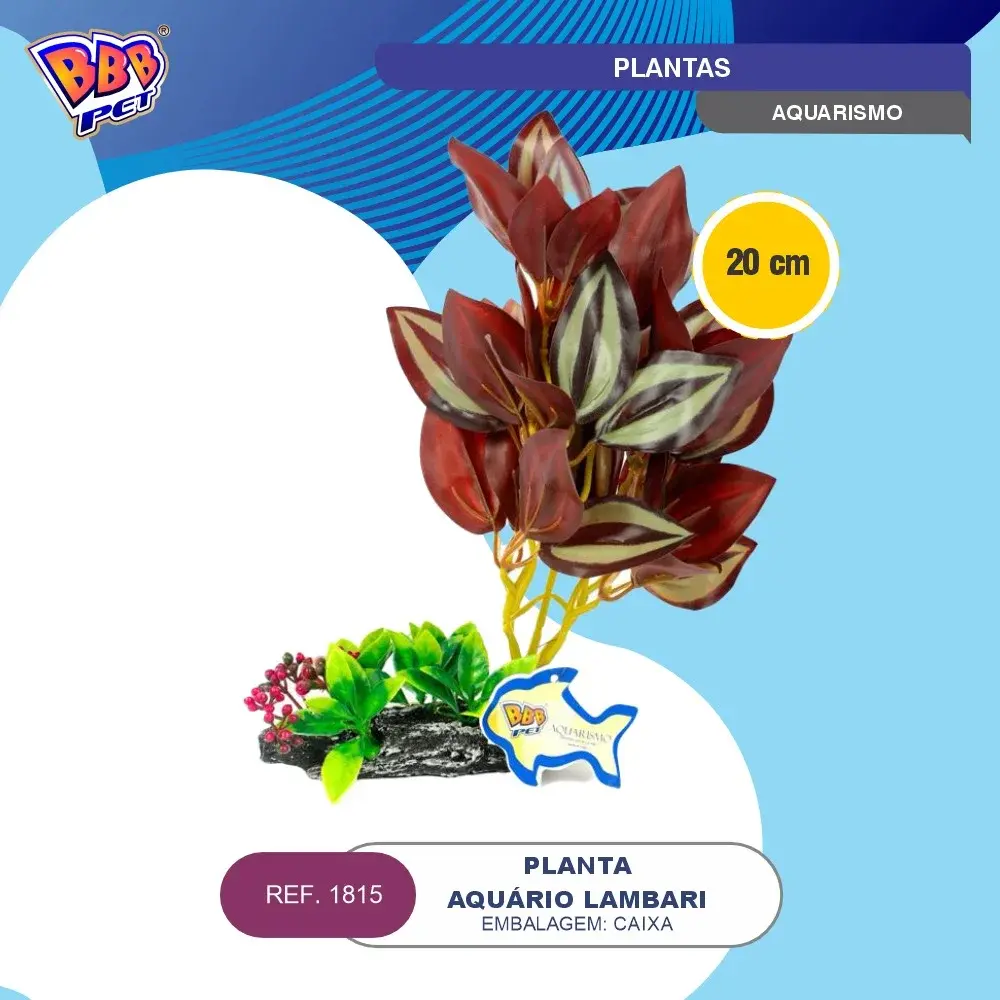 Planta para Aquário Lambari 20cm - BBB Pet