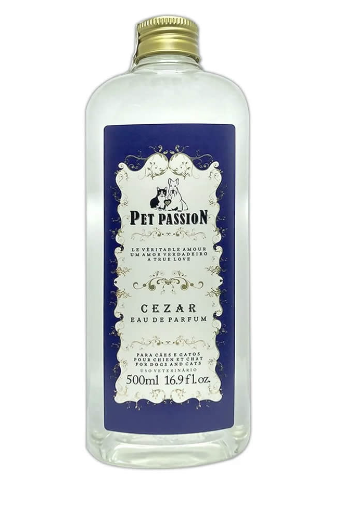 Perfume Pet Eau de Parfum Linha Profissional Cezar 500ml - Pet Passion