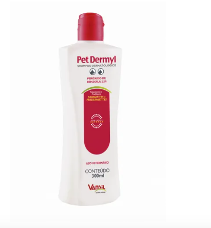 Shampoo Pet Dermatológico Dermyl 300ml - Vansil