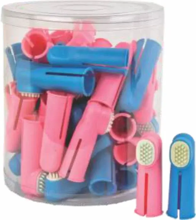 Pote com 50 Dedeiras para Higiene dos Dentes nos Pets - BBB Pet