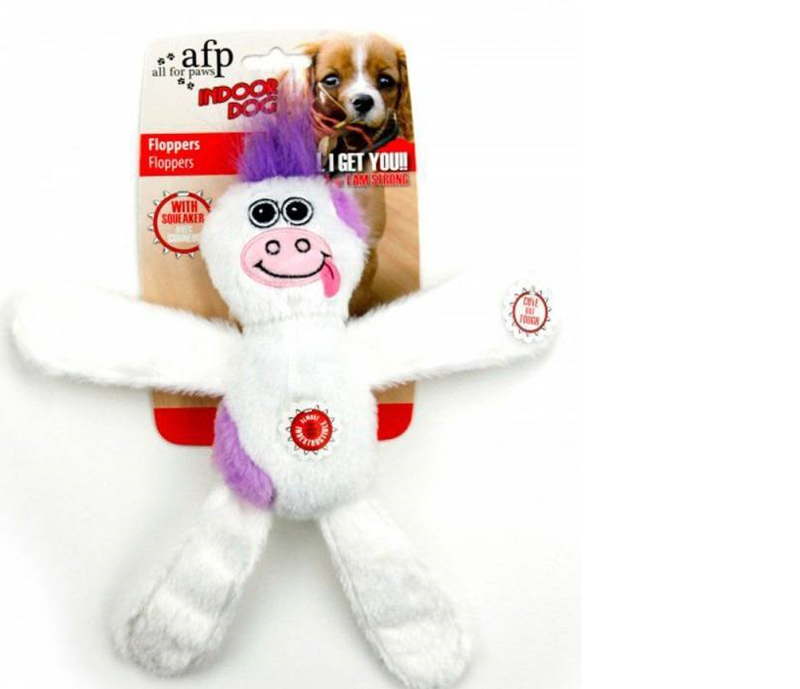 Brinquedo Cães modelo Vaca de Pelúcia Floppers - AFP