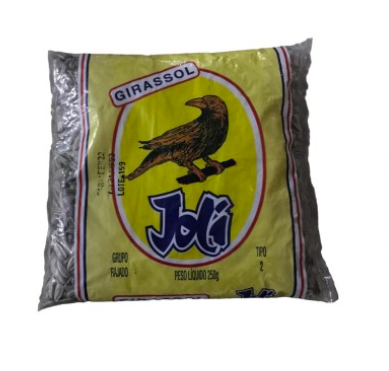 Alimento para Pássaros Semente Girassol 250gr  - Joli