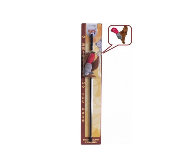 Brinquedo Varinha com Ave para Gatos - BBB Cat