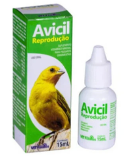 Suplemento Vitamínico Pássaros Avicil Reprodução 15ml - Vet Farmos