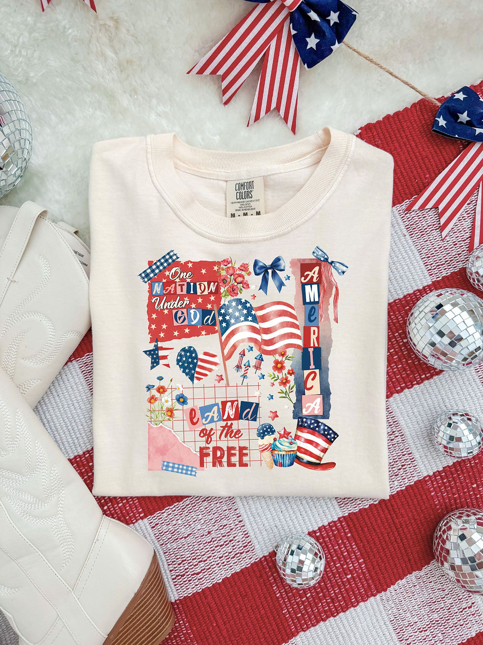 4th of July Collage - Shirt