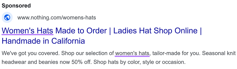 Right Google Ads keywords