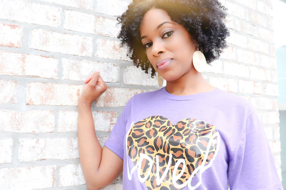 Thumbnail: Loved Leopard Heart Tee