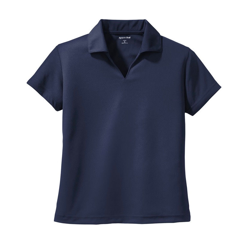 Thumbnail: Ladies V-Neck Dry Mesh Polo 