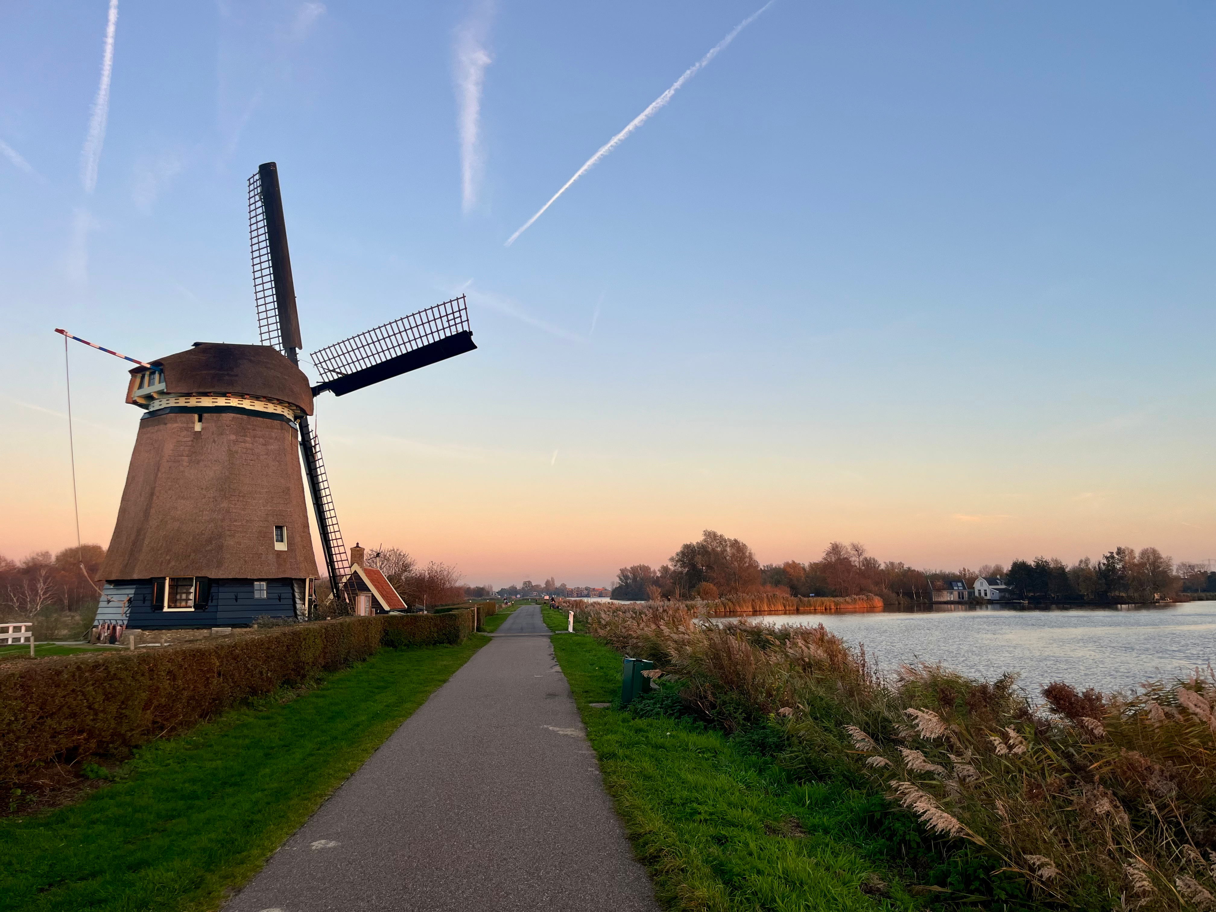 Twiske Molen - mooie zonvloed 