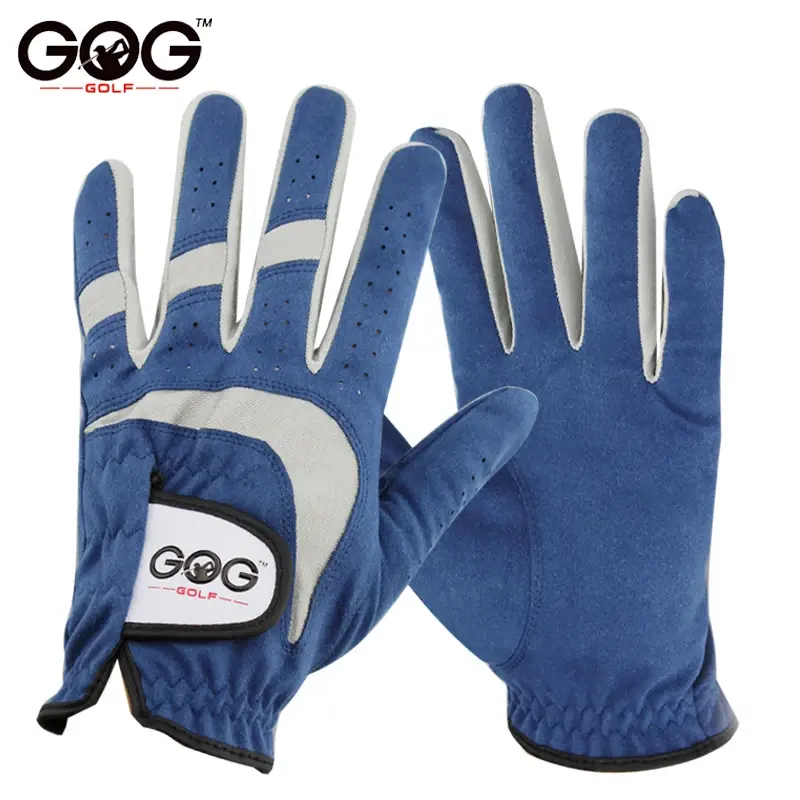 Thumbnail: Golf Glove for Men 1pc Blue Sport Fabric Breathable Left Right Hand New Brand