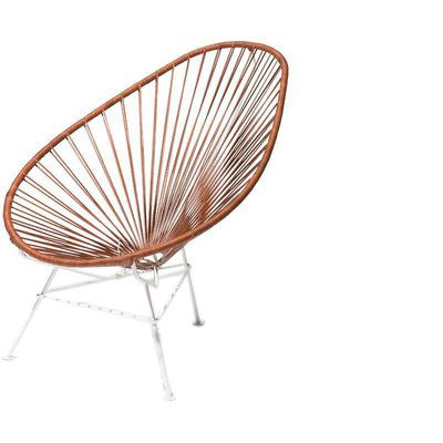 Thumbnail: Acapulco Chair Leather White Frame