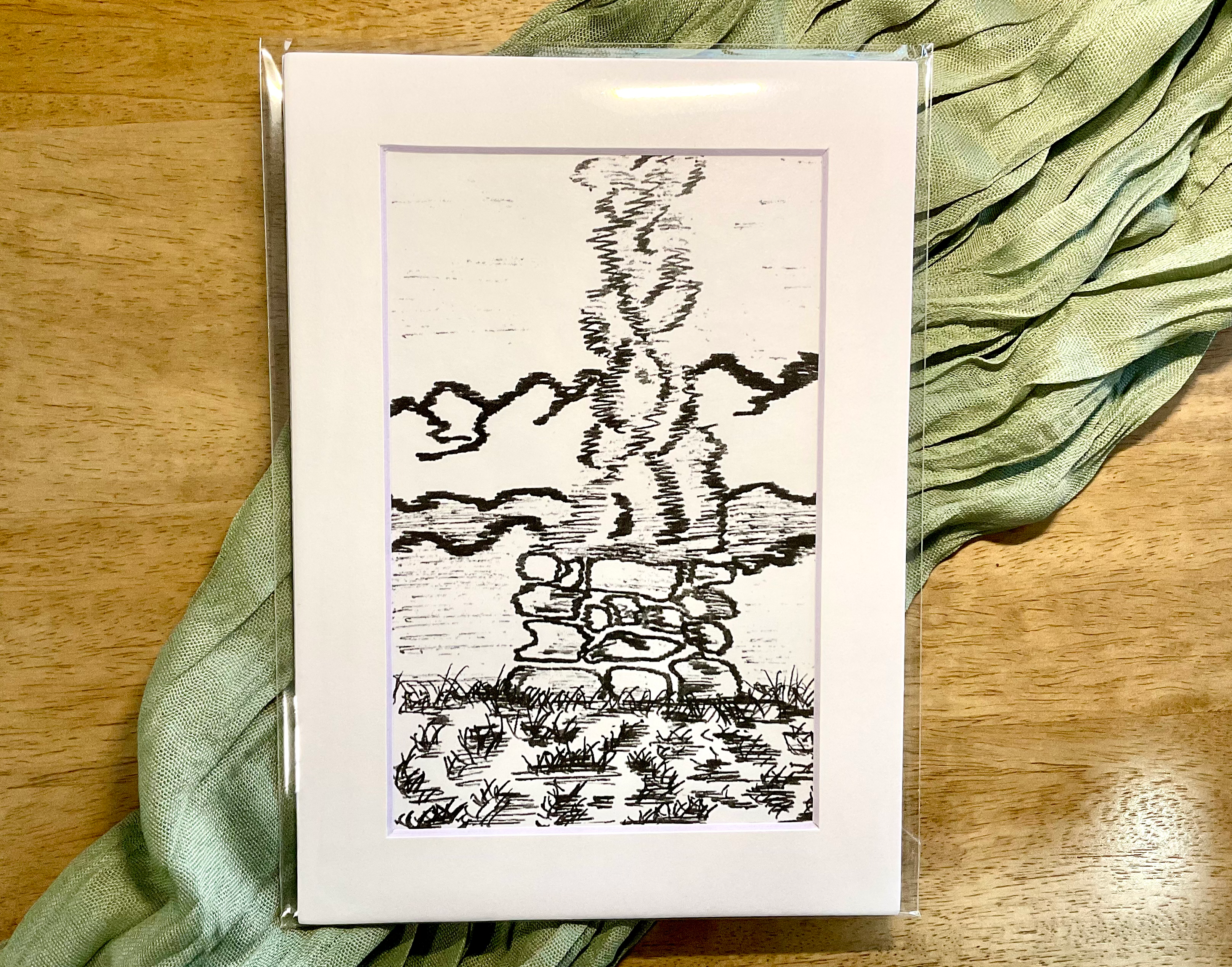 Pure Worship Devotional Drawing