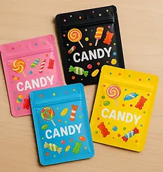 Candy Mylar Bags | Custom Resealable & Foil Packaging