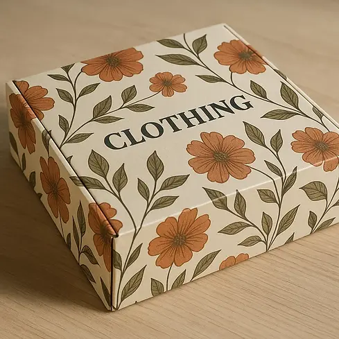 Printed Clothing Box Packaging