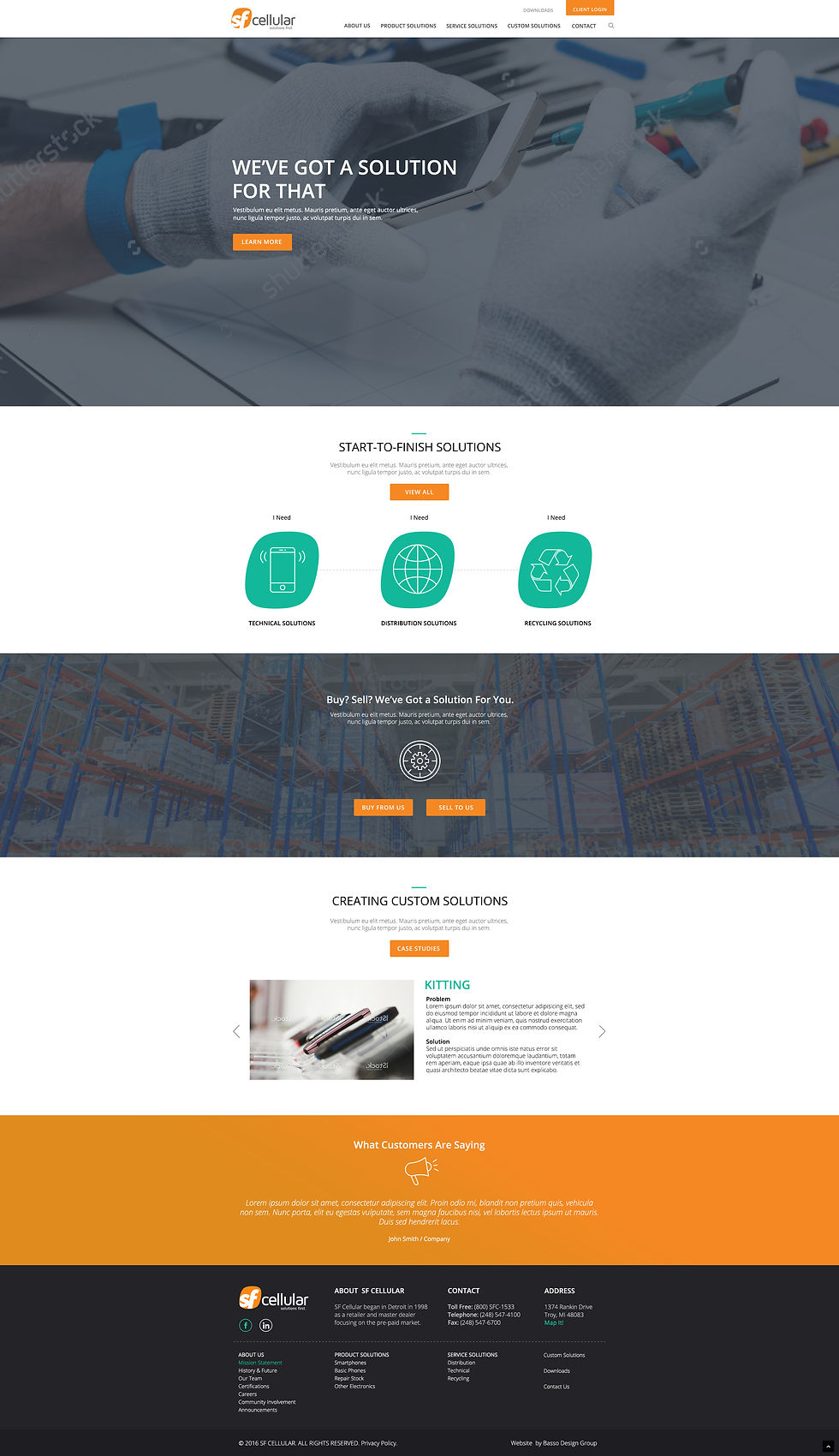 Home page
