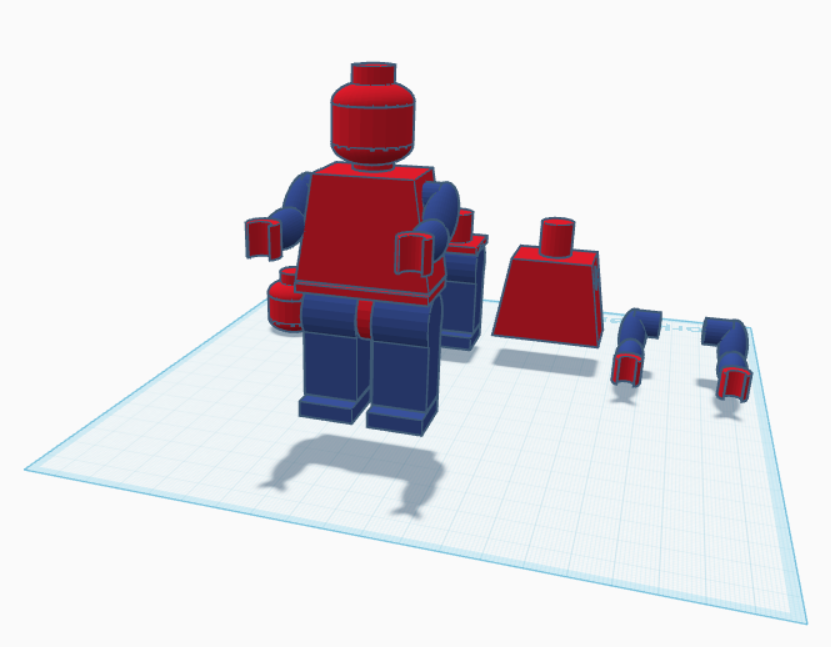 legoman 3d model