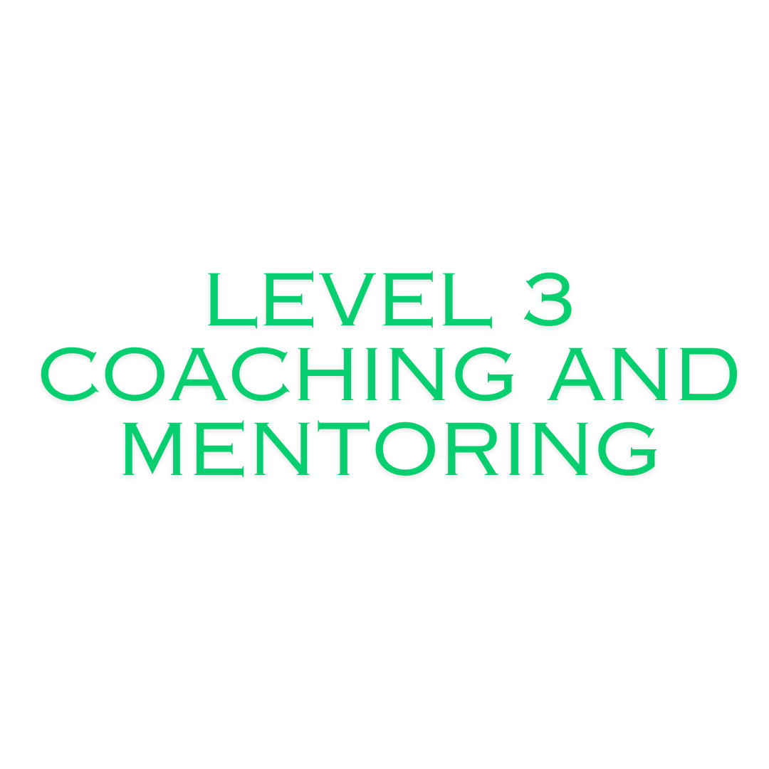 Level 3 Coaching and Mentoring
