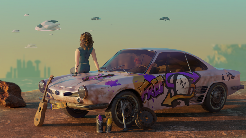 3dmodels.org One Car Challenge contest submission