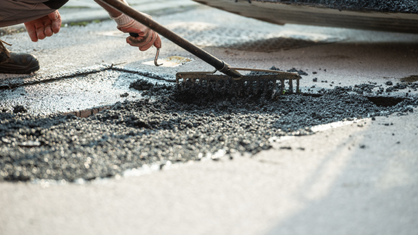 aplicacion de asfalto enfrio reciclado