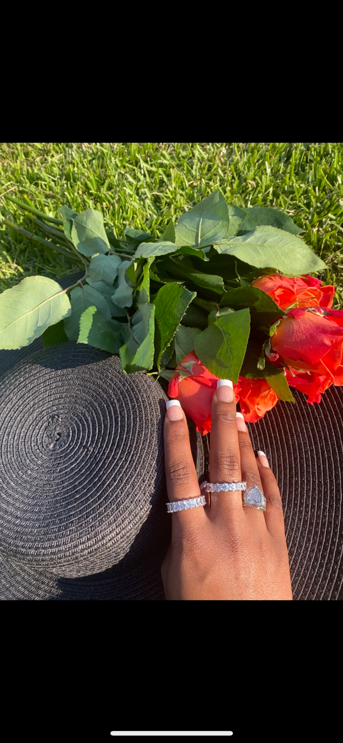 Vintage Heart Ring Silver