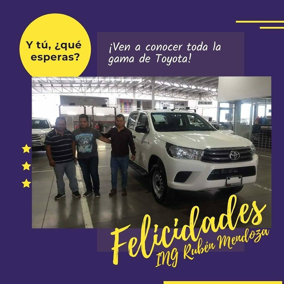 FELICIDADES ING. RUBEN MENDOZA!