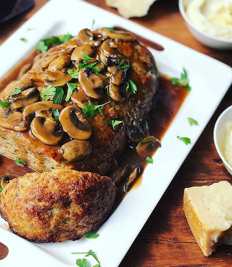 Chicken Marsala Meatloaf