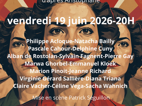 SPECTACLES PROMO 2025/2026 Théâtre du voyageur / Asnières-sur Seine 19-20-21 juin 2026