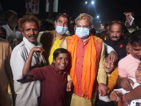 BJP trying to expose the claims of AAP government through Jhuggi Samman Yatra