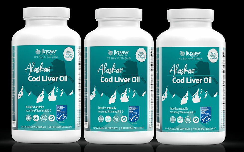 Thumbnail: 3 Pack of Jigsaw Cod Liver Oil Capsules