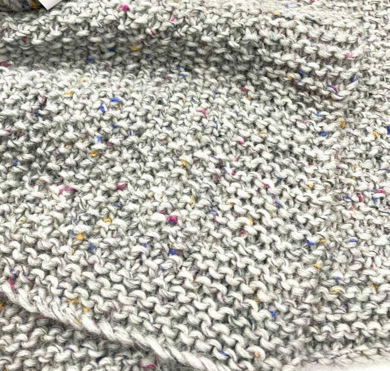 Knitted Harris Blanket Close Up