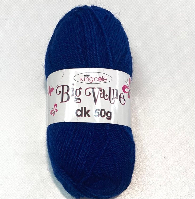 Thumbnail: King Cole Big Value DK Colour 4043 French Navy