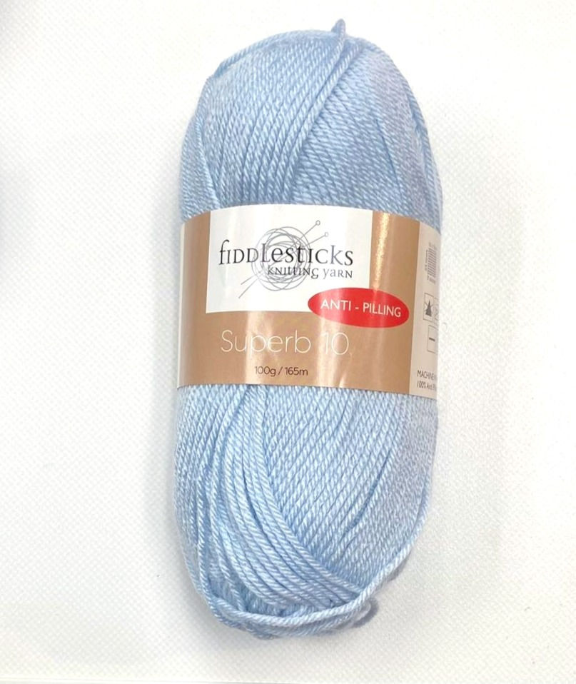 Thumbnail: Fiddlesticks Superb 10 ply Colour S10-24 Pale Blue