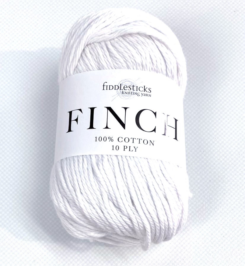Thumbnail: Fiddlesticks Finch 10ply Colour 6201 White