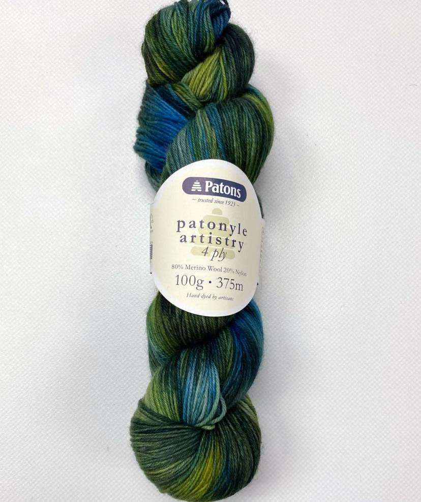 Patons Patonyle Artistry 4ply Soft Sock Yarn Wool Blend The Blue Box