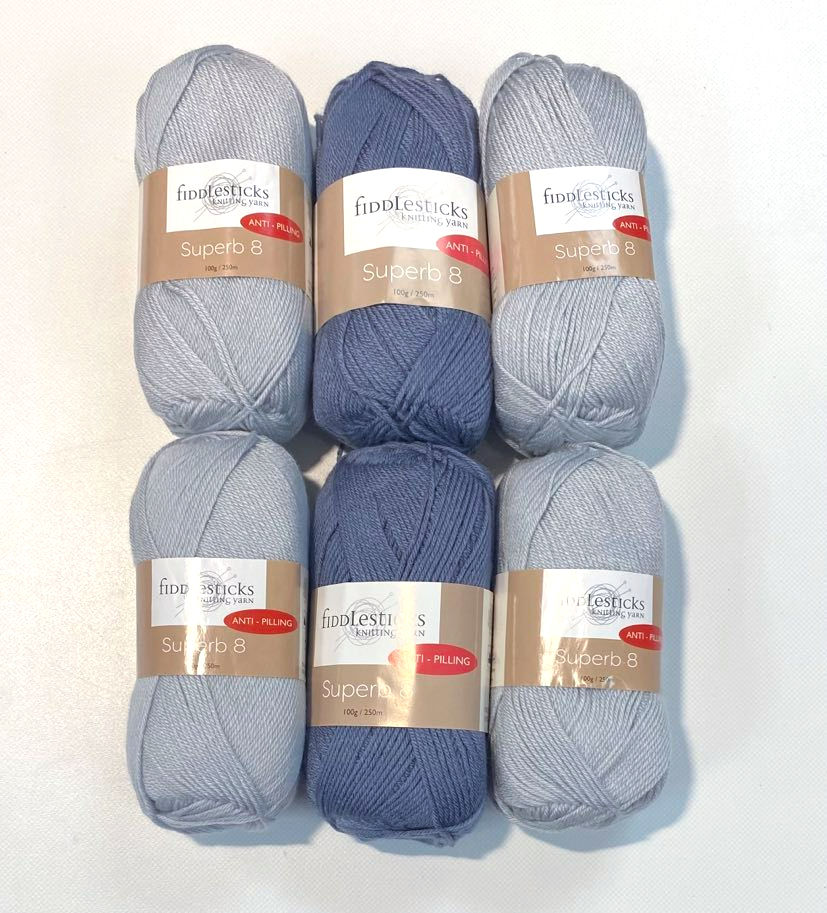 Thumbnail: Chunky Cropped Vest Kit - Size X Small to Large - 12 Colours