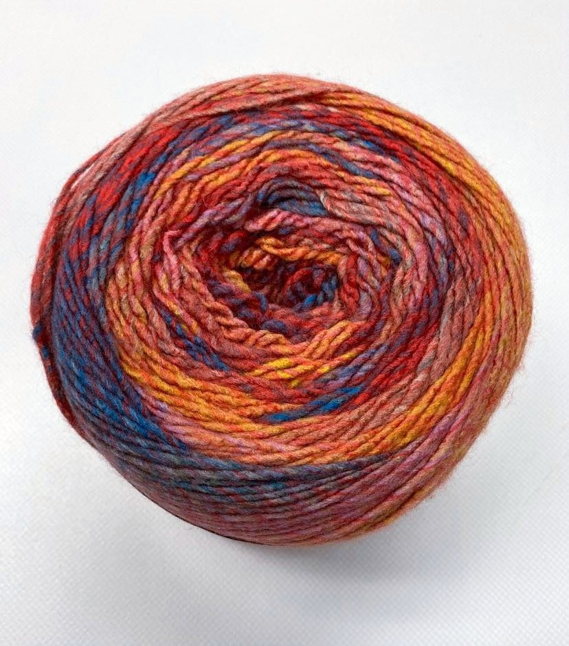 Thumbnail: Purple Haze Crochet Rug Kit in Panda Crypto Yarn Colour Tropical