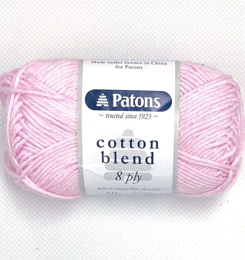 Thumbnail: Patons Cotton Blend 8ply Colour 15 Pink