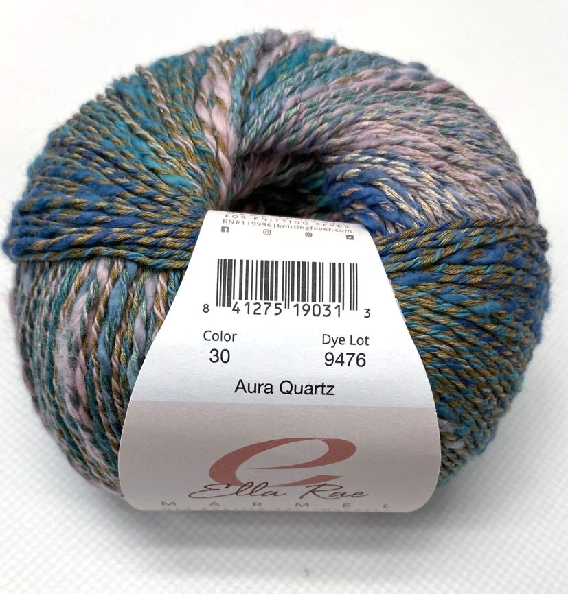 Thumbnail: DD's Crochet Cowl Kit in Ella Rae Marmel 8ply colour 30 Aura Quartz