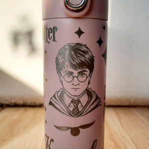 Garrafa térmica com termômetro 420ml (Harry Potter)