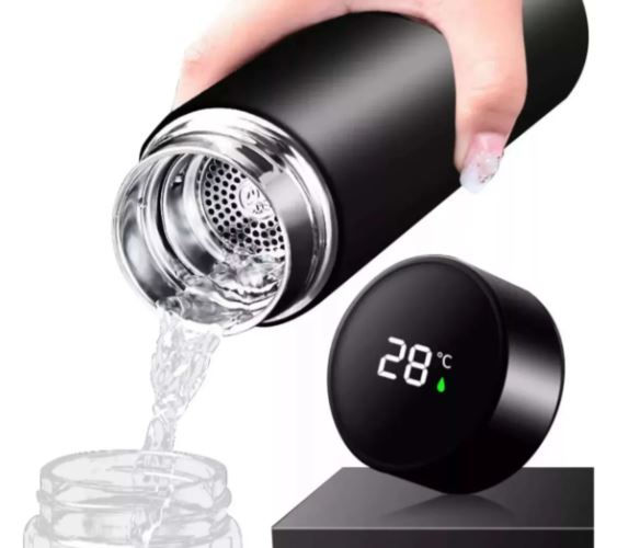 Miniatura: Garrafa térmica com Visor Digital 500ml (Com Seu Logo)