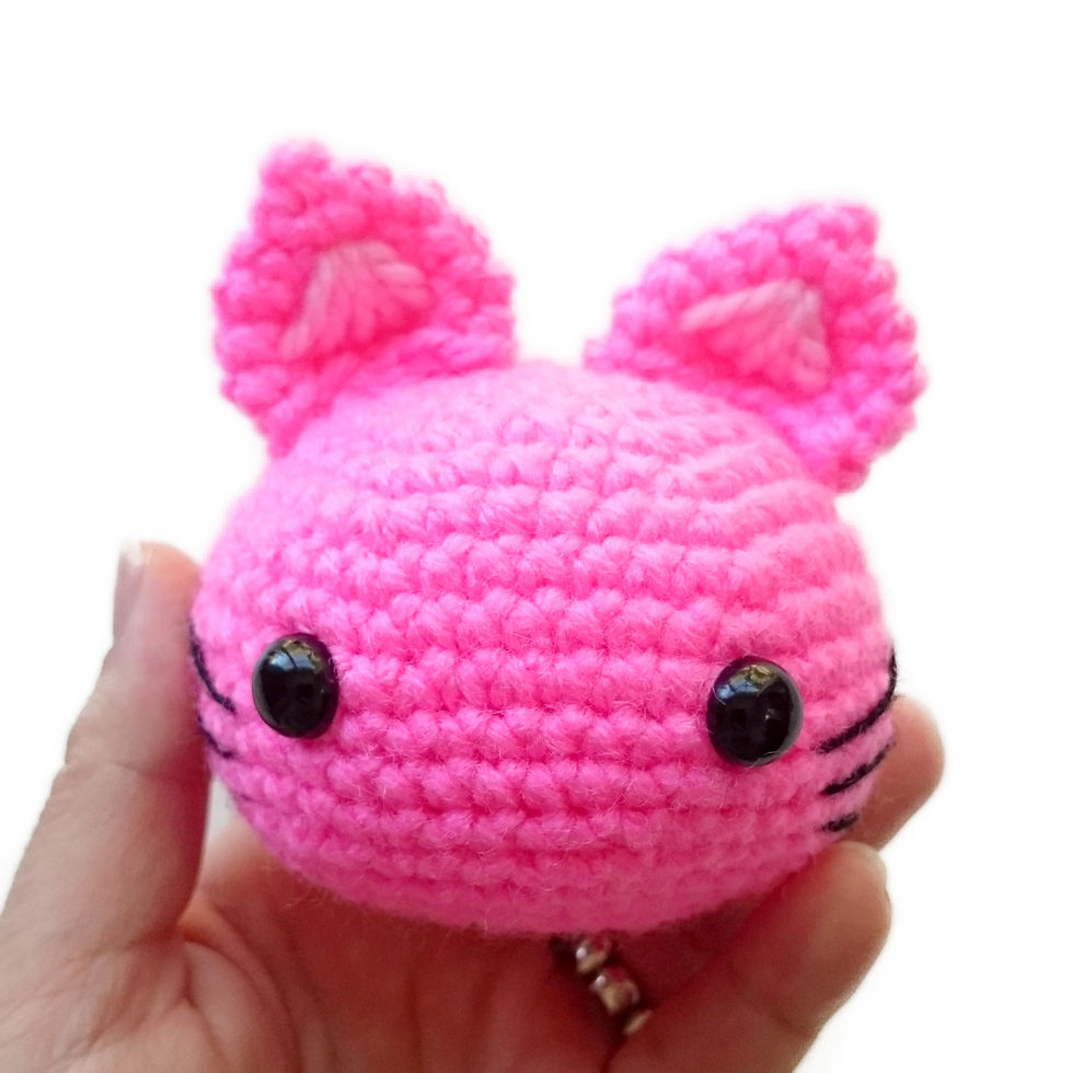 Thumbnail: Amigurumi Kitty Cat Stress Ball – Crochet Fidget for Anxiety & Focus