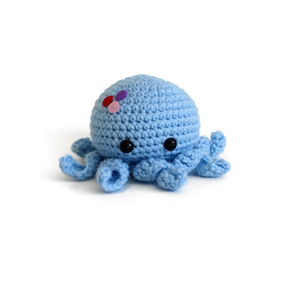 Thumbnail: Amigurumi Octopus Stress Ball – Crochet Fidget for Anxiety & Focus