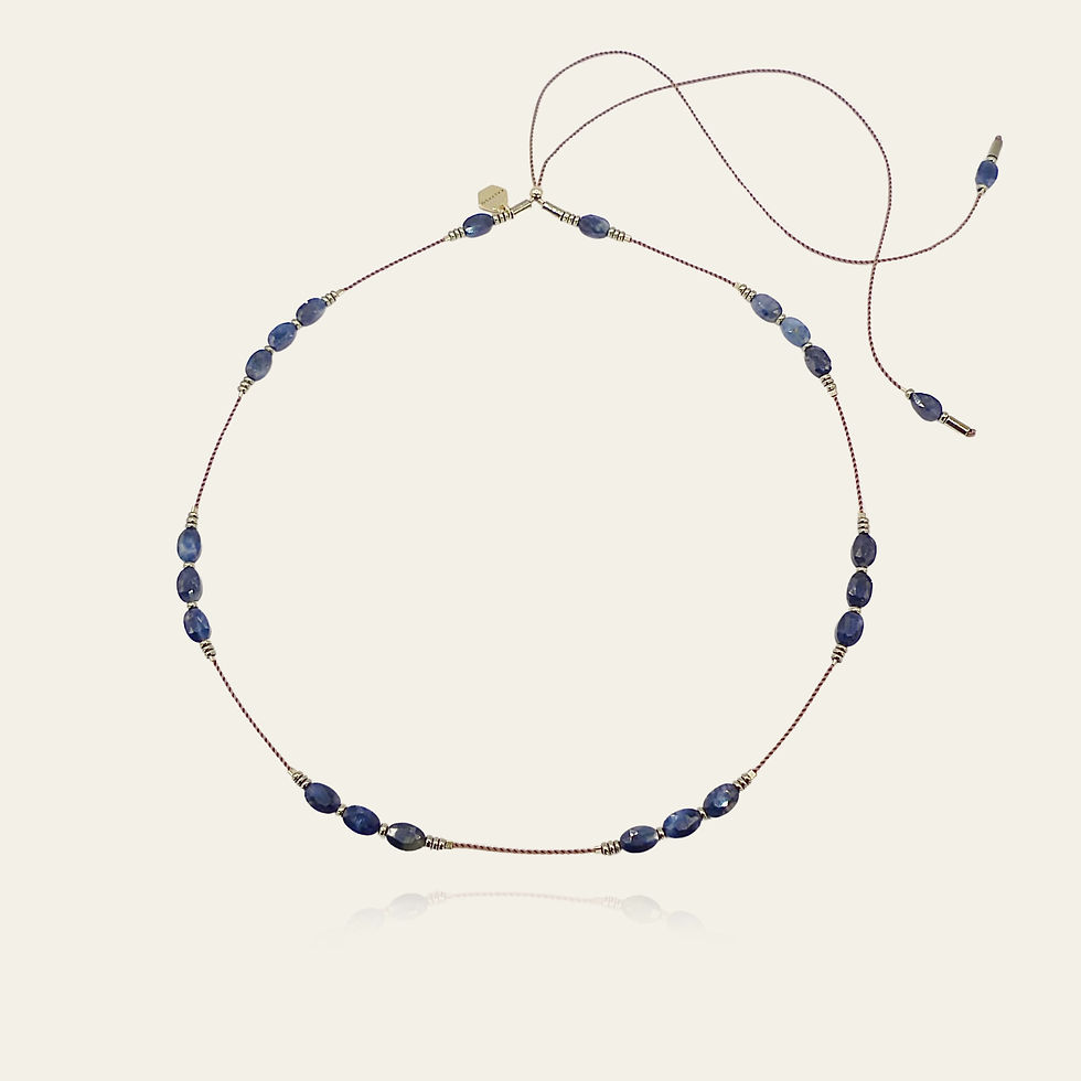 Collier Medea - Saphir