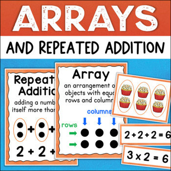 Multiplication Arrays and Repeated Addition Math Worksheets ...